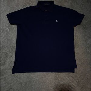 Polo by Ralph Lauren Men's Dark Blue Polo Shirt